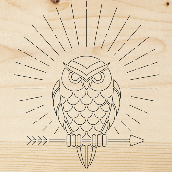 Доска для выжигания, 1 шт. "Сова" Rexant 12-0902