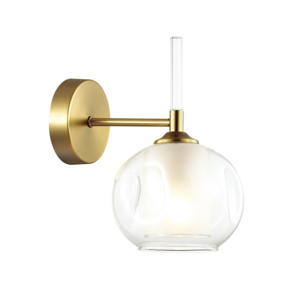 Lumion 4432/1W LN20 151 античный коричневый, стекло Бра E14 1*40W 220V HAZEL