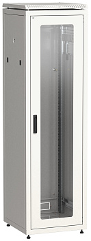 IEK LINEA N ITK Шкаф сетевой 19" LINEA N 38U 600х800 мм стеклянная передняя дверь серый LN35-38U68-G