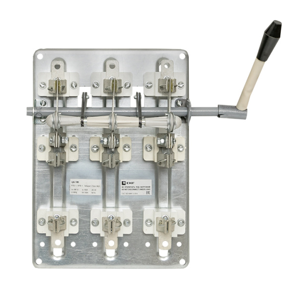 Купить Разъединитель-предохранитель РПБ-1 100А правый привод без ППН EKF Basic rpb-r-100