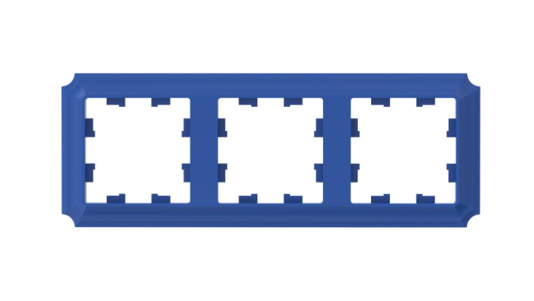 Systeme Electric AtlasDesign Antique Аквамарин Рамка 3-ая, универсальная