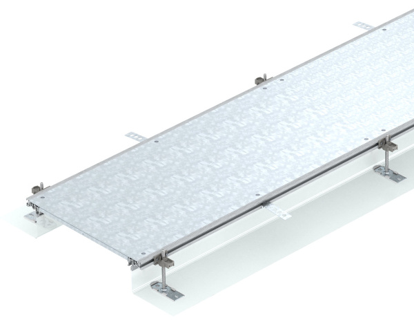 OBO Bettermann Секция кабель-канала OKA-G глухая 2400x400x40–140 мм (сталь) 7424004