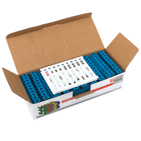 Купить EKF PROxima Колодка клеммная JXB-6/35 синяя