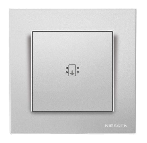 Купить ABB SKY Серебристый алюминий Рамка 1-постовая 2CLA857100A1301