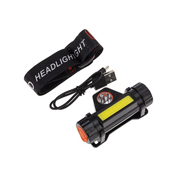 Фонарь-трансформер заряжаемый NEW AGE REXANT налобный/автомобильный с торцевым магнитом, дальний/ближний свет, регулируемый поворот, быстрый съем фона 75-7839