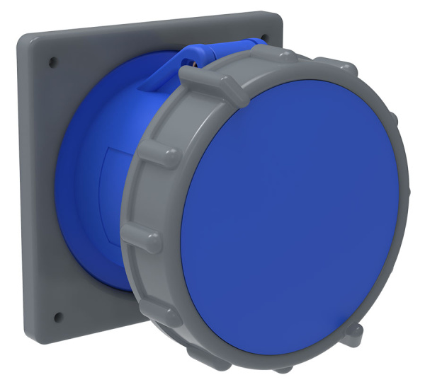 IEK Розетка встраиваемая MAGNUM ССИ-433 63А-6ч/200-250В 2P+PE IP67