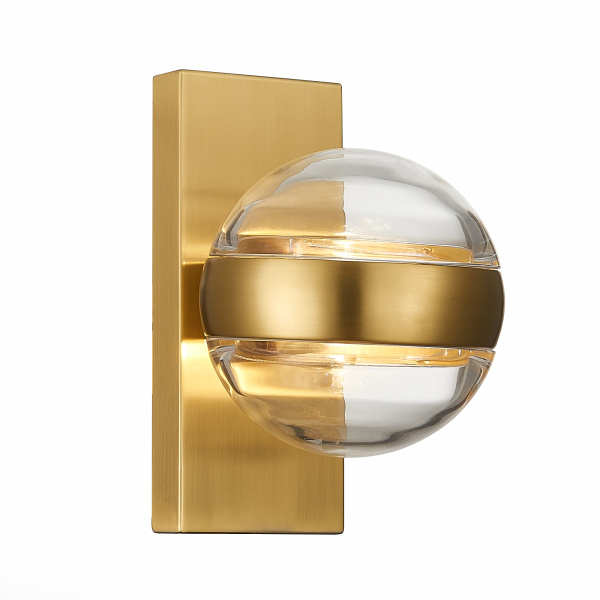 ST Luce SL1156.301.01 Светильник настенный Латунь/Прозрачный G9 1*3W