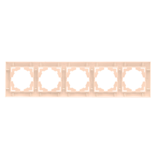 Купить EKF PROxima Валенсия рамка 5-местная кремовая