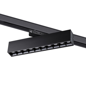 Novotech 358861 PORT NT22 черный Светильник трехфазный трековый светодиодный IP20 LED 4000K 16W 220V ITER