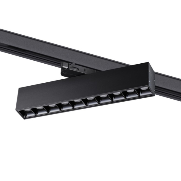 Novotech 358861 PORT NT22 черный Светильник трехфазный трековый светодиодный IP20 LED 4000K 16W 220V ITER