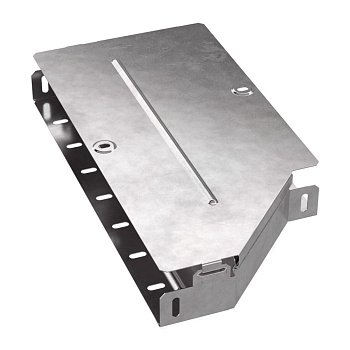 Промрукав Переходник левый с крышкой Стандарт 400х300х50 PR16.0685