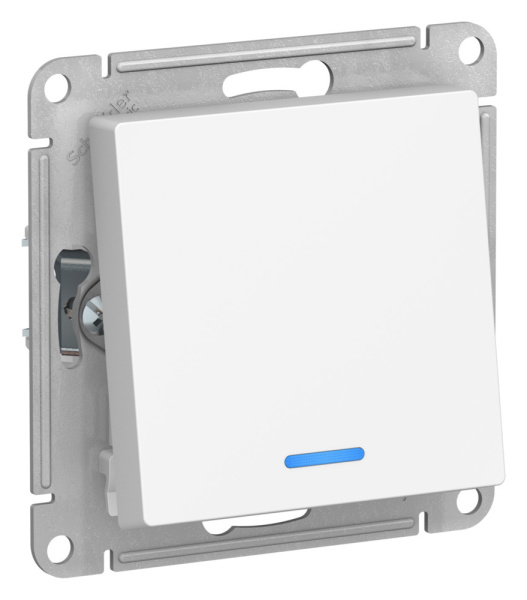 Systeme Electric AtlasDesign Лотос Переключатель 1-клавишный с подсветкой, сх.6а, 10АХ, механизм