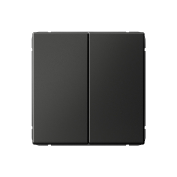 Systeme Electric ArtGallery Базальт Выключатель 2-клавишный, сх.5, 10АХ, механизм