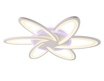 Ambrella Потолочный светодиодный светильник с пультом FA541/6 WH белый 108W 700*670*60 (ПДУ РАДИО 2.4)