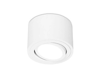 Ambrella Накладной точечный светильник с врезным отверстием TN222 WH/S белый/песок GU5.3 D80*50