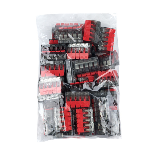 Купить EKF PROxima Клемма СМК 221-415 5 отверстий 0.2-4.0 мм2 (50шт.)