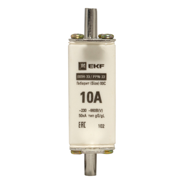 Купить EKF PROxima Плавкая вставка ППН-33 100/ 10А габарит 00С