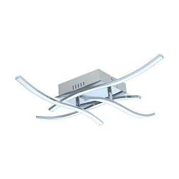 Eglo 96327 Светодиодный потолочный светильник VALMORA, 4х5W (LED), 4х470lm, 560х560, H105, алюминий, хром