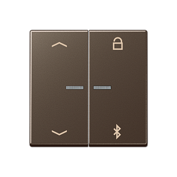 JUNG Таймер универсальный Bluetooth «стрелки», мокко A1751PBTMO