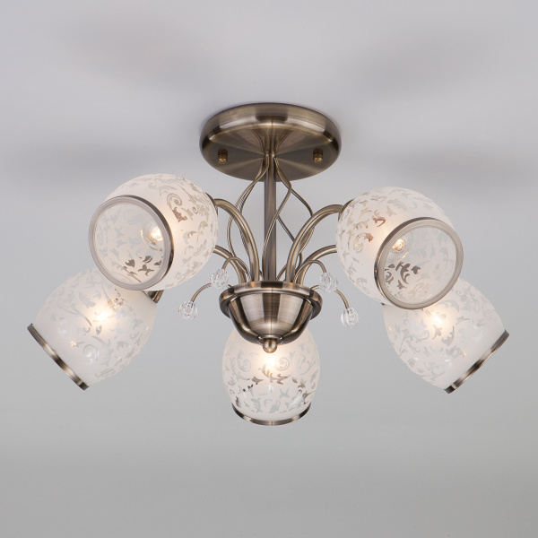 Eurosvet Люстра 30026/5 античная бронза 00000073712