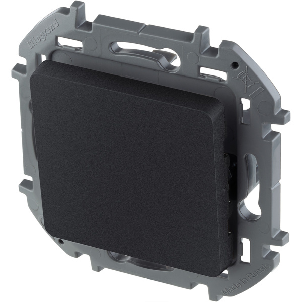 Купить Legrand INSPIRIA Антрацит Переключатель промежуточный - винтовые клеммы 10 AX - 250 В 673683