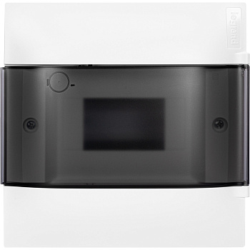 Legrand Practibox S Пластиковый щиток Встраиваемый (в полые стены) 1X6 Дымчатая дверь 134576