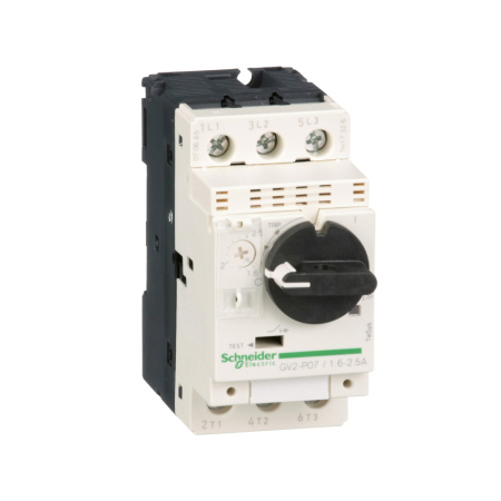 SE GV2 Автоматический выключатель с комбинированным расцепителем (1,6-2,5А) GV2P07