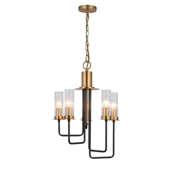 Купить ST LUCE SL336.303.05 Люстра подвесная  Коричневый, Бронза/Бежевый E14 5*60W