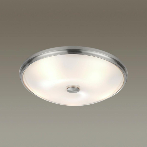 Купить Odeon Light 4957/5 WALLI ODL22 511 мат.никель/металл/белый/стекло Настенно-потолочн.светильн. E14 5*40W PELOW