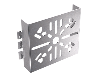 DKC Увеличенная монтажная плата 130х145 перфорированная