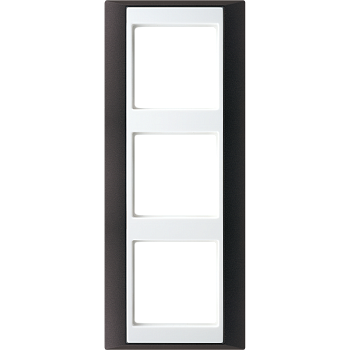 JUNG А Plus Антрацит/Белая Рамка 3-ая AP583ANTWW