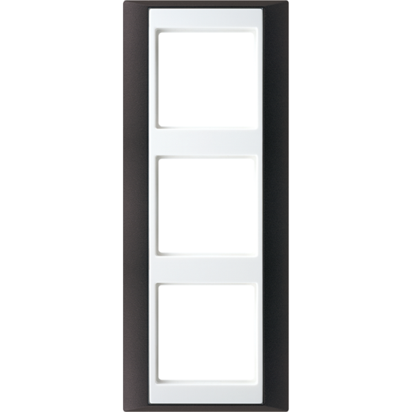 JUNG А Plus Антрацит/Белая Рамка 3-ая AP583ANTWW