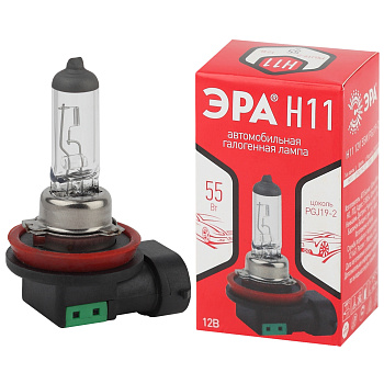 ЭРА Автолампа  Н11 12V 55W PGJ19-2 (лампа головного света) Б0036782