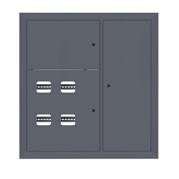 EKF PROxima Щит этажный 4 кв. RAL7024 (1000х950х160)