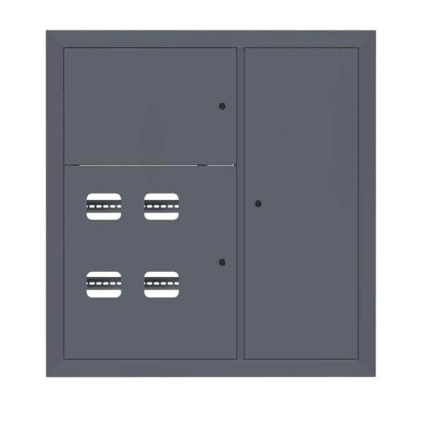 EKF PROxima Щит этажный 4 кв. RAL7024 (1000х950х160)