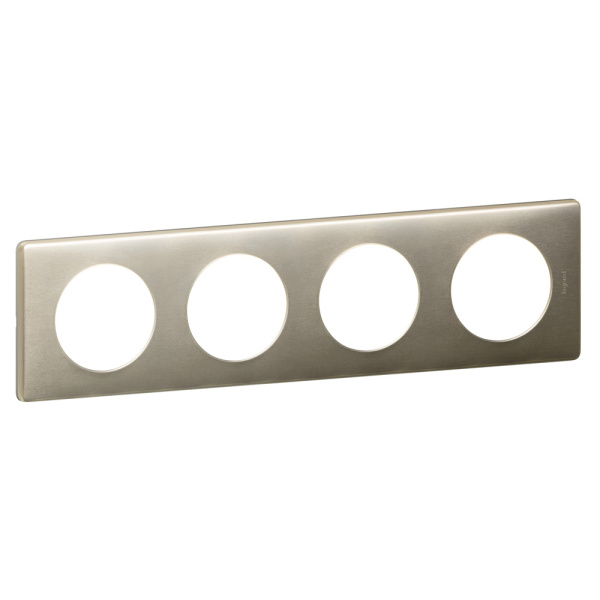 Купить Legrand Celiane Титан Рамка 4-ая (2+2+2+2 мод) 068904