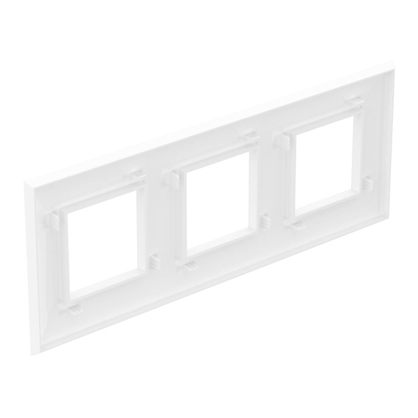 Купить DKC Рамка "Avanti", "Белое облако", 3 поста (6 мод.)