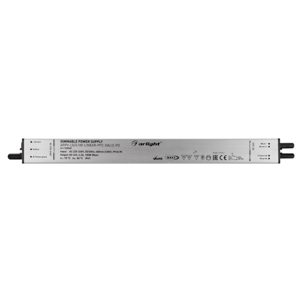 Купить Arlight Блок питания ARPV-LG24100-LINEAR-PFC-DALI2-PD (24V, 4.2A, 100W) (IP67 Металл, 5 лет) 033540