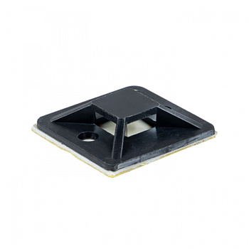 EKF PROxima Площадка самоклеящаяся (25х25мм.) черная (100шт.)