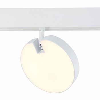ST Luce ST359.536.15 Магнитный трековый светильник белый LED 1*15W 3000K 760Lm Ra>80 120° IP20 L150xW28xH211 48V