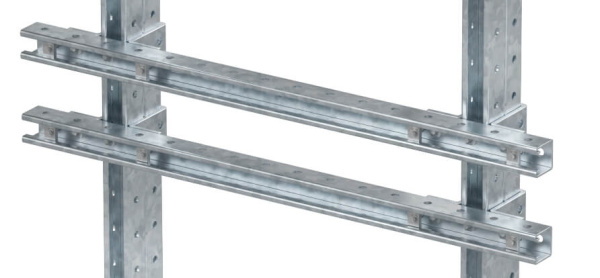 Купить DKC Комплект монтажных профилей на раму для крепления 4 оболочек болтами М8х80 16 шт. , горячеоцинкованный, длина 1000 мм