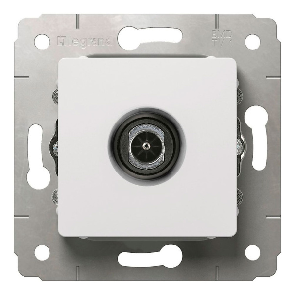 Купить Legrand Cariva Бел Розетка TV оконечная 10 дБ, 4-2150 МГц 773679