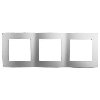 ЭРА 12-5003-03 Алюминий Рамка на 3 поста, 12