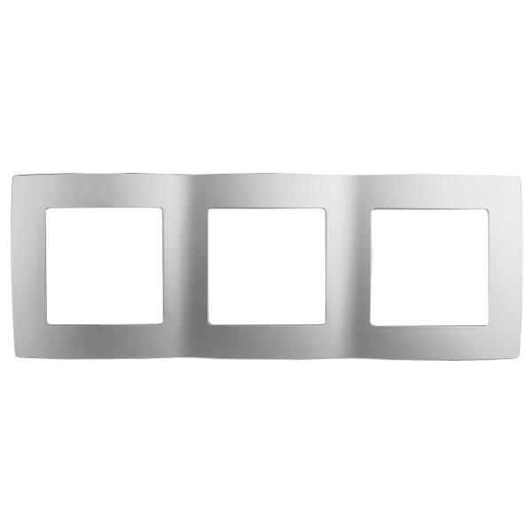 ЭРА 12-5003-03 Алюминий Рамка на 3 поста, 12