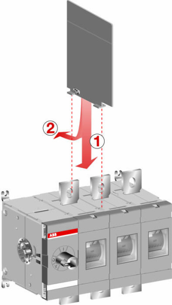 Купить ABB OTB800/6 Комплект межфазных перегородок для рубильников OT630…800E (компл= 6шт) 1SCA022821R7760