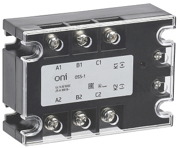 IEK ONI Реле твердотельное OSS-1 25А 380В AC 3-32В DC