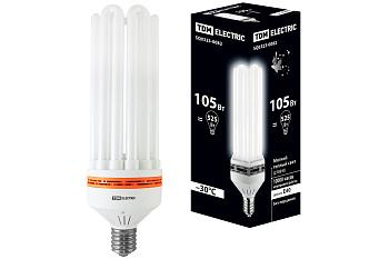 TDM Лампа энергосберегающая КЛЛ-6U-105 Вт-2700 К–Е40 (105х350 мм) SQ0323-0082