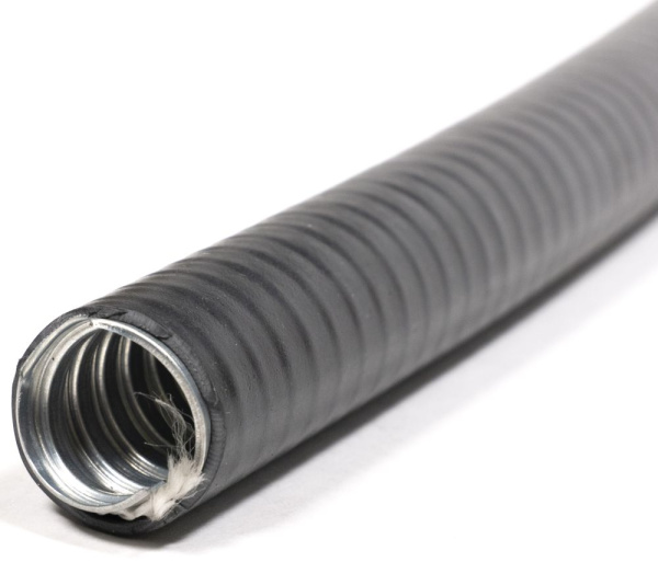 ЗЭТАРУС Металлорукав в пвх изоляции МПГ нг 12 (50 м/уп.) черный zeta42818