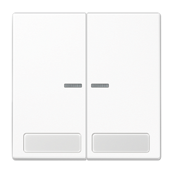 JUNG Клавиши для сдвоенной кнопки BCU;  поле для надписи, и индикатор LS995NAKO5WW