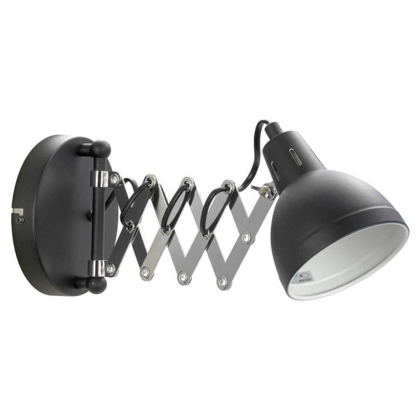 Lussole LOFT Металл Черный / хром Металл Светильник настенный E14 GRLSP-8049